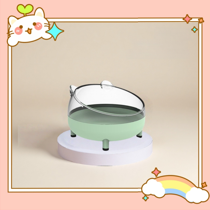 Είδη Διατροφής για Κατοικίδια — κεραμικό μπολ φαγητού κατά της ανατροπής για χάμστερ και τροφοδότης από ανοξείδωτο χάλυβα για μικρά ζώα