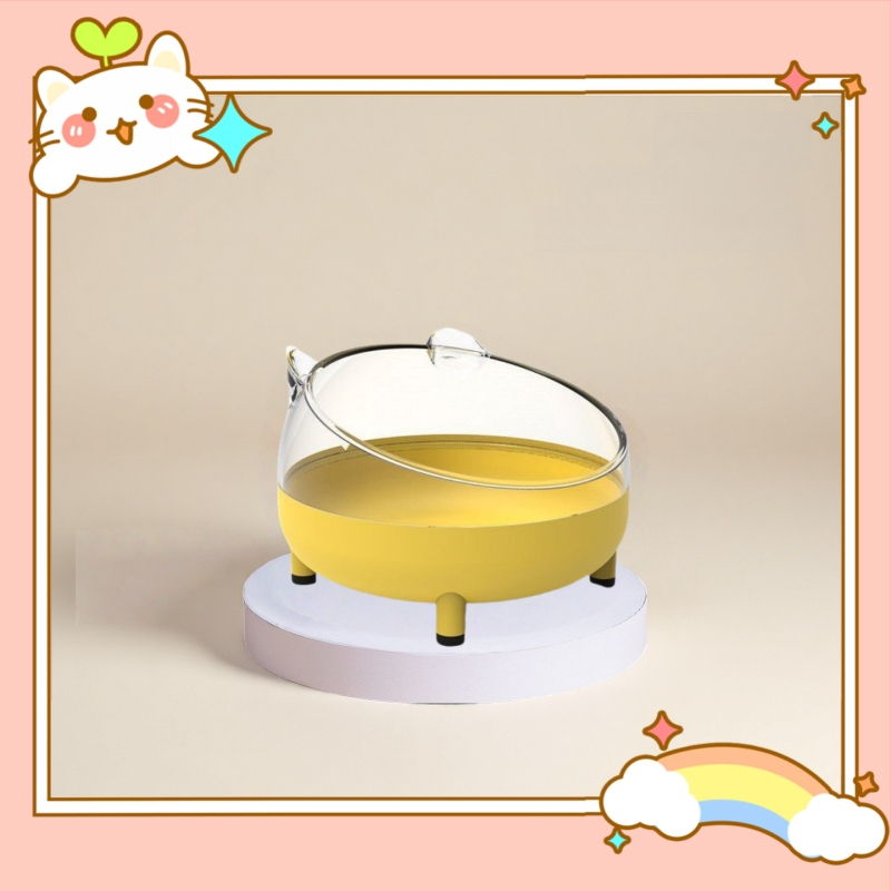 Είδη Διατροφής για Κατοικίδια — κεραμικό μπολ φαγητού κατά της ανατροπής για χάμστερ και τροφοδότης από ανοξείδωτο χάλυβα για μικρά ζώα