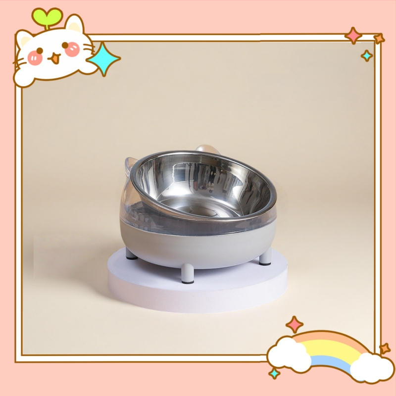 Είδη Διατροφής για Κατοικίδια — κεραμικό μπολ φαγητού κατά της ανατροπής για χάμστερ και τροφοδότης από ανοξείδωτο χάλυβα για μικρά ζώα