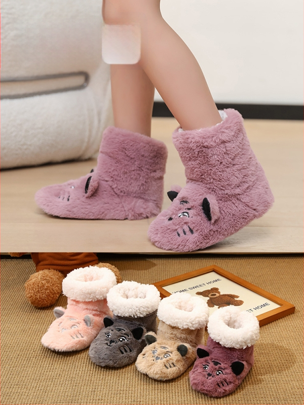 Παιδικές εσωτερικές κάλτσες δαπέδου, παχύτερες, αντιολισθητικές για εκμάθηση περπατήματος, πολυεστέρας, unisex, Άνοιξη 2024