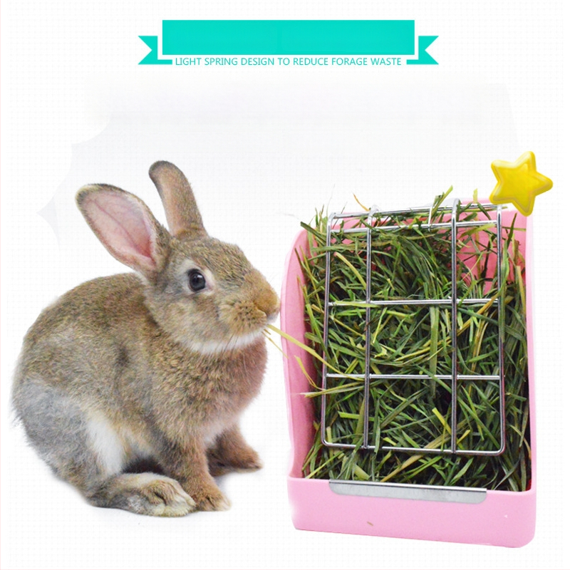 Θήκη γρασιδιού για μικρά θηλαστικά — εξωτερική, με ελατήριο, κατά της σπατάλης και κατά του γρασιδιού