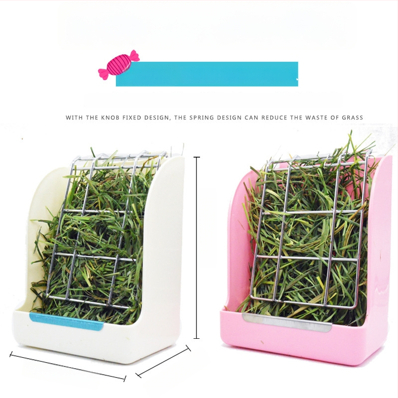 Θήκη γρασιδιού για μικρά θηλαστικά — εξωτερική, με ελατήριο, κατά της σπατάλης και κατά του γρασιδιού