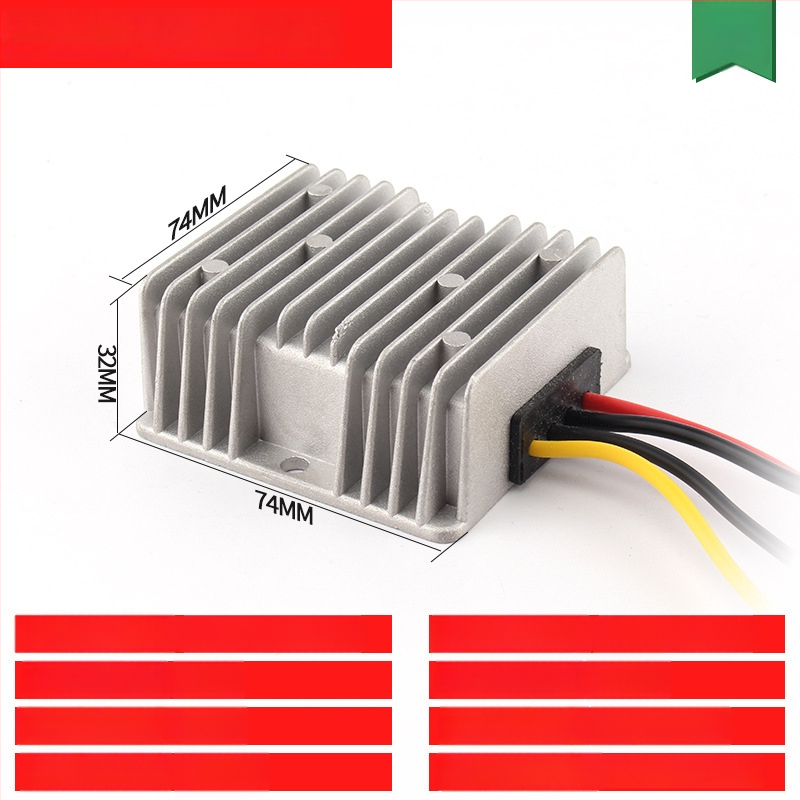 DC-DC buck-boost konverter bemenet 48V, kimenet 12V, max 30A, 350W, IP68, PWM kapcsolás