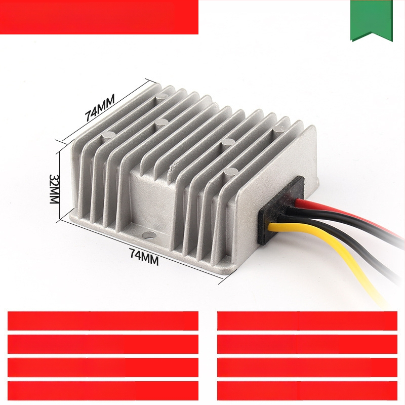 DC-DC buck-boost konverter bemenet 48V, kimenet 12V, max 30A, 350W, IP68, PWM kapcsolás
