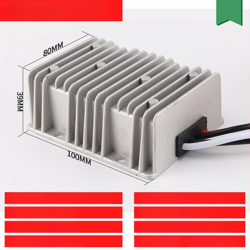 DC-DC buck-boost konverter bemenet 48V, kimenet 12V, max 30A, 350W, IP68, PWM kapcsolás