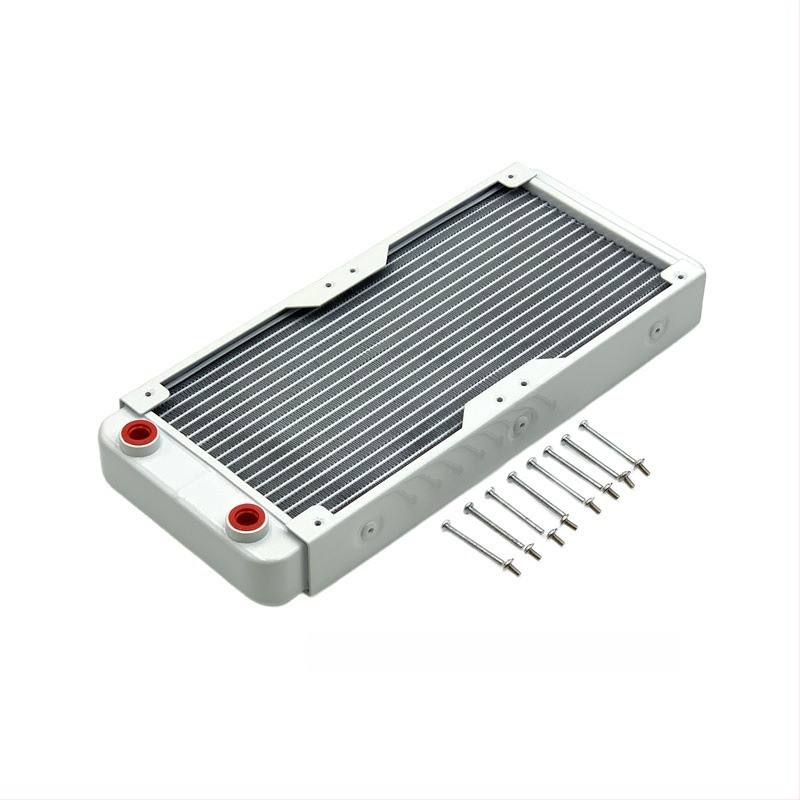 Αλουμινένιος ψύκτης νερού για βιομηχανικούς Η/Υ, ψύξη με σωληνώσεις, συμβατός με συστήματα υδροψύξης