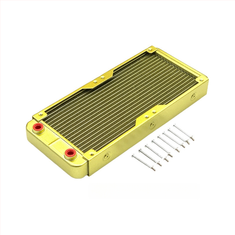 Αλουμινένιος ψύκτης νερού για βιομηχανικούς Η/Υ, ψύξη με σωληνώσεις, συμβατός με συστήματα υδροψύξης