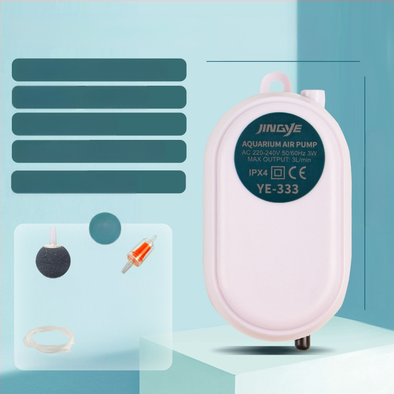 Jingye akvárium oxigénpumpa - dupla nyílású, energiatakarékos és csendes