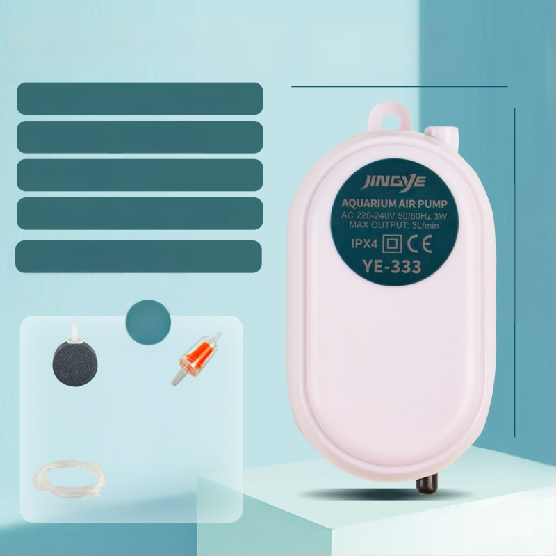 Jingye akvárium oxigénpumpa - dupla nyílású, energiatakarékos és csendes