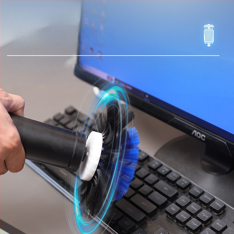 Elektrická kefka na klávesnicu na dôkladné čistenie medzier medzi klávesami, YM003 model od značky Yuming Electric, kompatibilný s notebookmi a počítačmi, tlač loga k dispozícii.