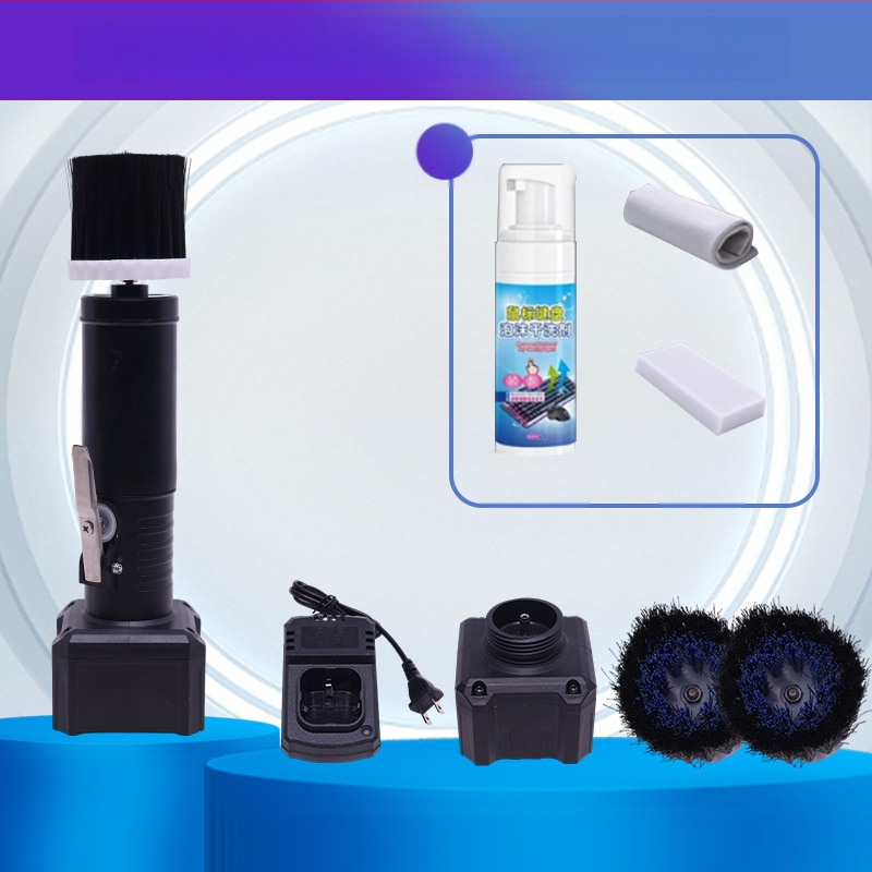 Elektrická kefka na klávesnicu na dôkladné čistenie medzier medzi klávesami, YM003 model od značky Yuming Electric, kompatibilný s notebookmi a počítačmi, tlač loga k dispozícii.