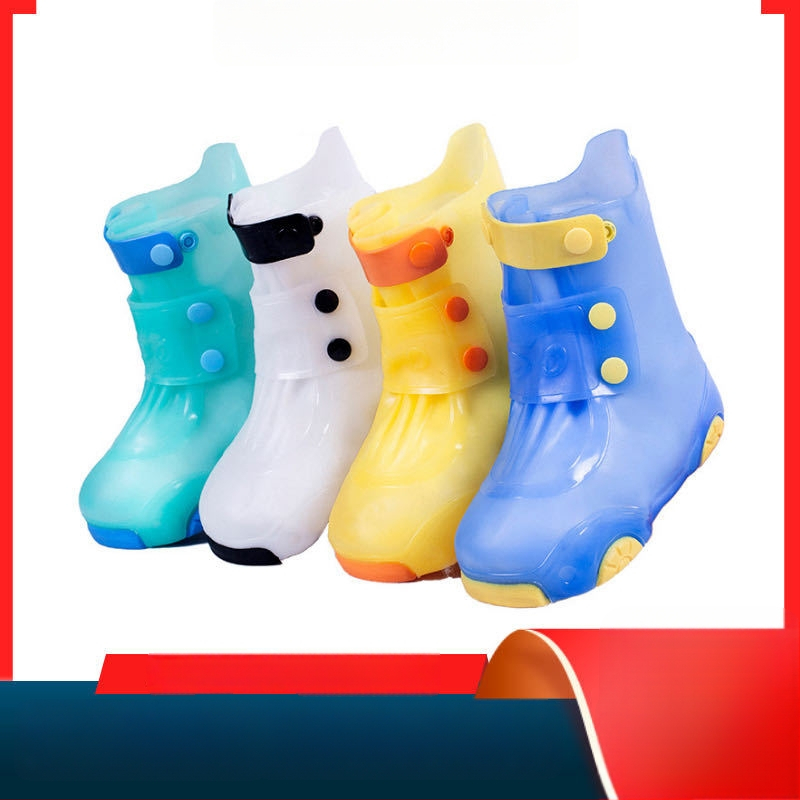 Αδιάβροχα προστατευτικά καλύμματα παπουτσιών με αντιολισθητικό διπλό πάτο, προστασία από άμμο, ενισχυμένη κατασκευή από σιλικόνη για ενήλικες και παιδιά