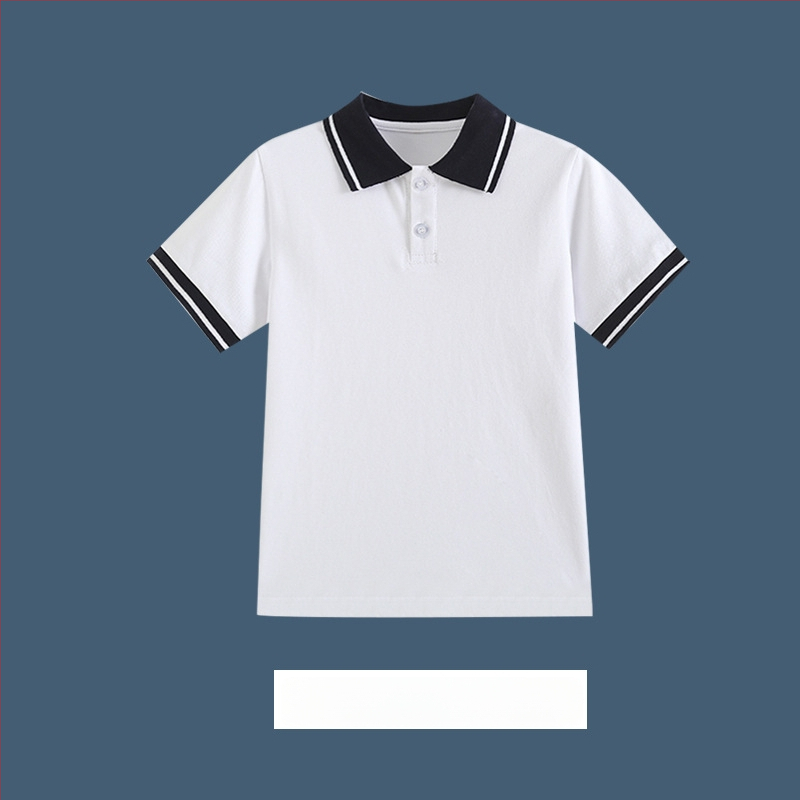 Πουκάμισο πόλο σχολικής στολής (βαμβάκι; unisex; καλοκαίρι 2025; για μαθητές γυμνασίου άνω των 8 ετών)