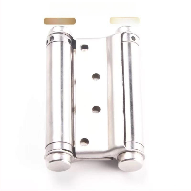 Ανοξείδωτος μεντεσές πόρτας διπλής κατεύθυνσης με ελατήριο, για πόρτες από ξύλο ή με πλαίσιο γυαλιού, αριστερό/δεξί άνοιγμα, αυτόματο κλείσιμο