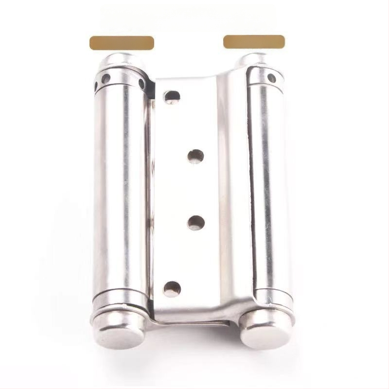 Ανοξείδωτος μεντεσές πόρτας διπλής κατεύθυνσης με ελατήριο, για πόρτες από ξύλο ή με πλαίσιο γυαλιού, αριστερό/δεξί άνοιγμα, αυτόματο κλείσιμο