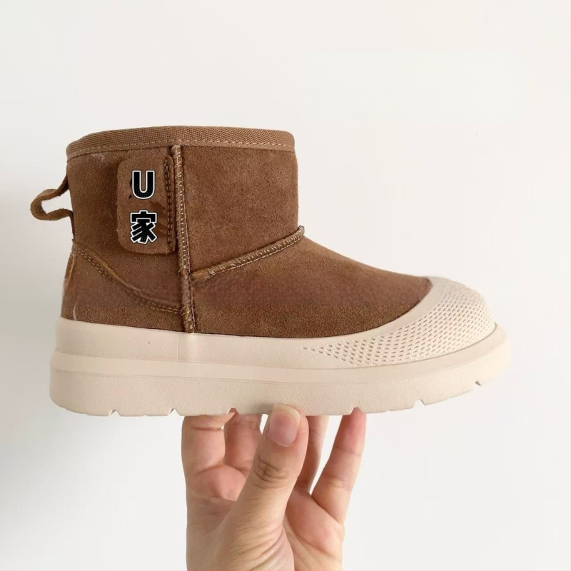 Uniszex hócsizmák puha felső résszel, EVA talppal, slip-on kivitel, 4–16 éveseknek, ősz