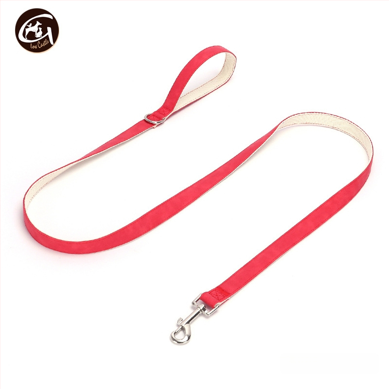 Bőr kutya nyakörv és póráz készlet, állítható, Glow Castle / Flash Castle márka