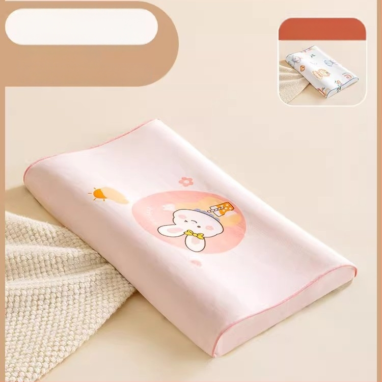 Beptides латексова възглавница за деца и бебета, правоъгълна форма, съдържа латекс над 90%, ядро от чист памук, тегло 1–2 кг