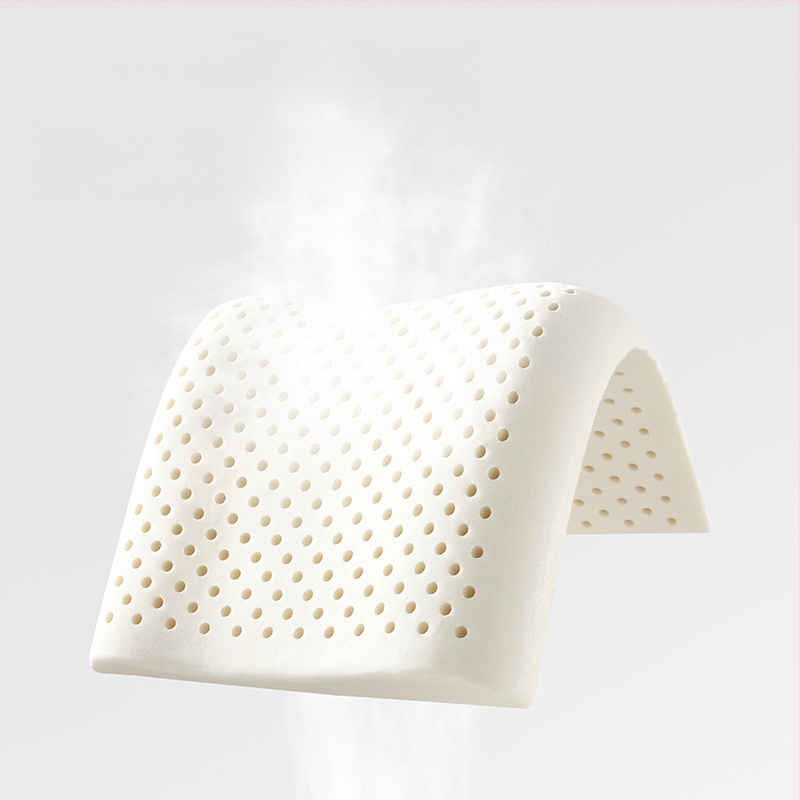 Beptides латексова възглавница за деца и бебета, правоъгълна форма, съдържа латекс над 90%, ядро от чист памук, тегло 1–2 кг