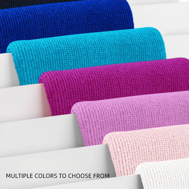 Петопръстни чорапи за зима с отворен пръст и разделени пръсти, дебели, унисекс, памук-полиэстер, попиване на пот