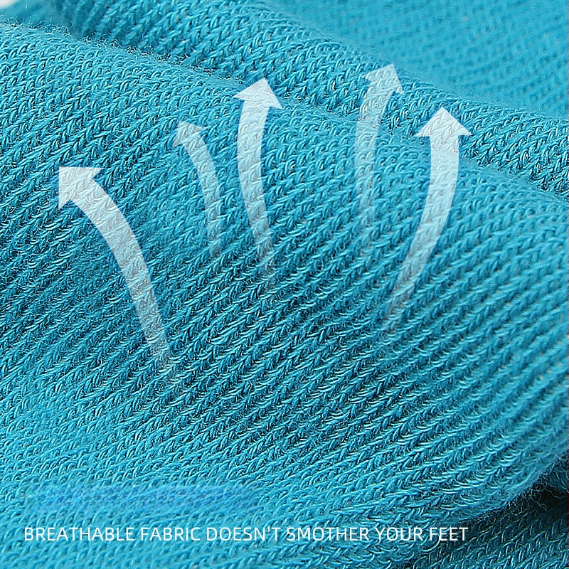 Петопръстни чорапи за зима с отворен пръст и разделени пръсти, дебели, унисекс, памук-полиэстер, попиване на пот