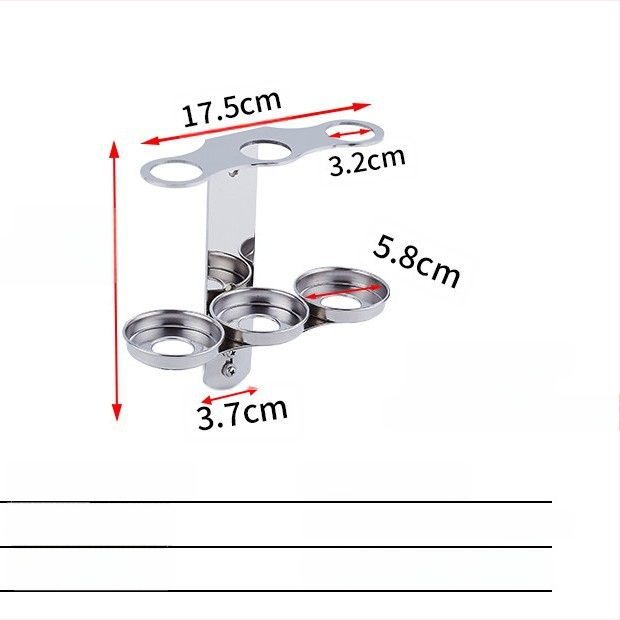 Ανοξείδωτη βάση τοίχου για φιάλες σαπουνιού, αντισηπτικό χεριών, αφρόλουτρο και μαλακτικό μαλλιών; μηχανισμός πατήματος με το χέρι; μοντέρνος μινιμαλιστικός σχεδιασμός; βάρος 0,35 kg; κατάλληλο για ξενοδοχεία, διαμερίσματα και μπάνια.