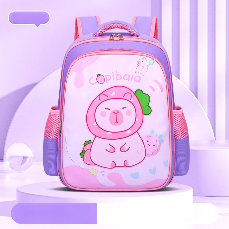 Τσάντα σχολείου για κορίτσια, PU υλικό, αδιάβροχη, ultra-light, εργονομικός σχεδιασμός για μείωση του φορτίου, καμπύλος ιμάντας ώμου