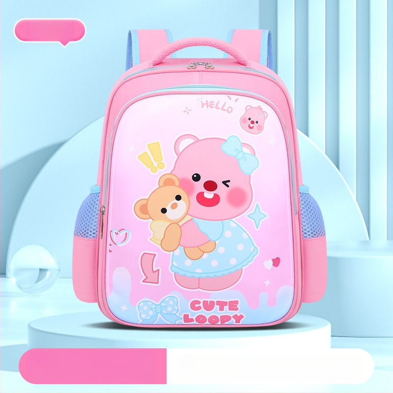 Τσάντα σχολείου για κορίτσια, PU υλικό, αδιάβροχη, ultra-light, εργονομικός σχεδιασμός για μείωση του φορτίου, καμπύλος ιμάντας ώμου