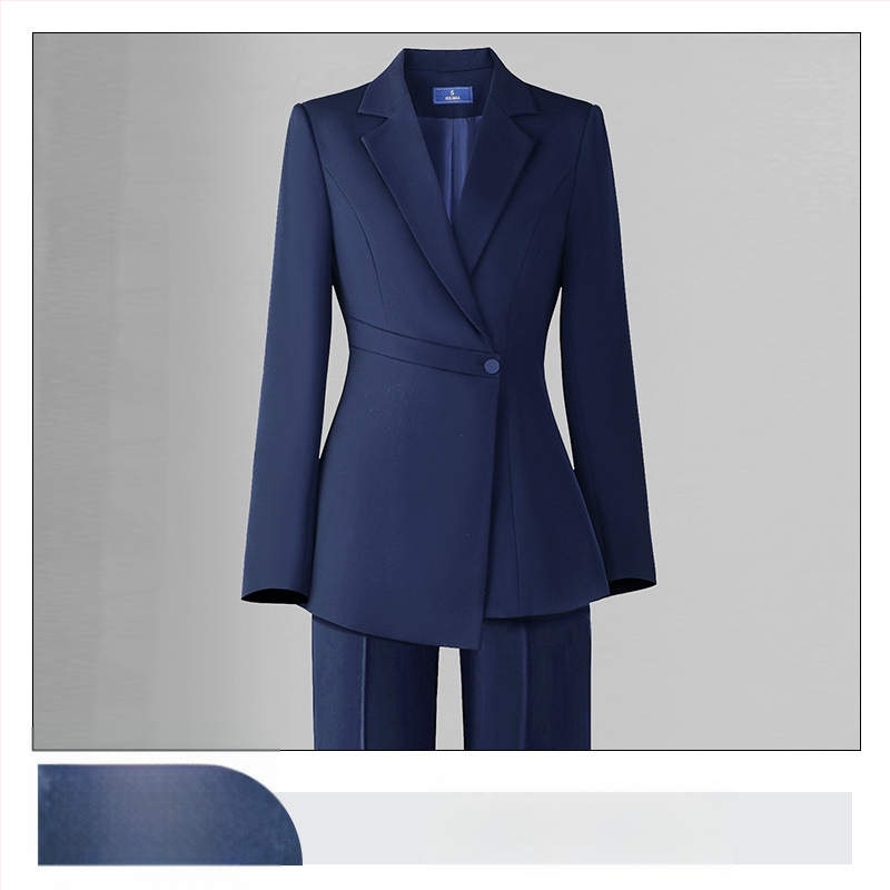 Γυναικείο blazer Slim-Fit από Chenille, με μακριά μανίκια, γιακά σακακιού, μίξη σπαντέξ