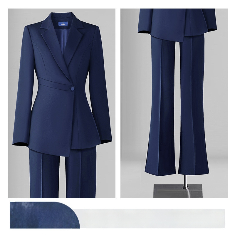 Γυναικείο blazer Slim-Fit από Chenille, με μακριά μανίκια, γιακά σακακιού, μίξη σπαντέξ