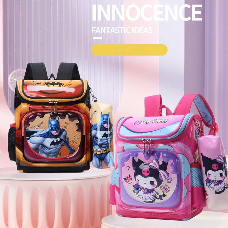 Školský batoh EVA materiálu, vzor zvierat, ramenné popruhy s vzduchovou výplňou, unisex, pre vyššie ročníky