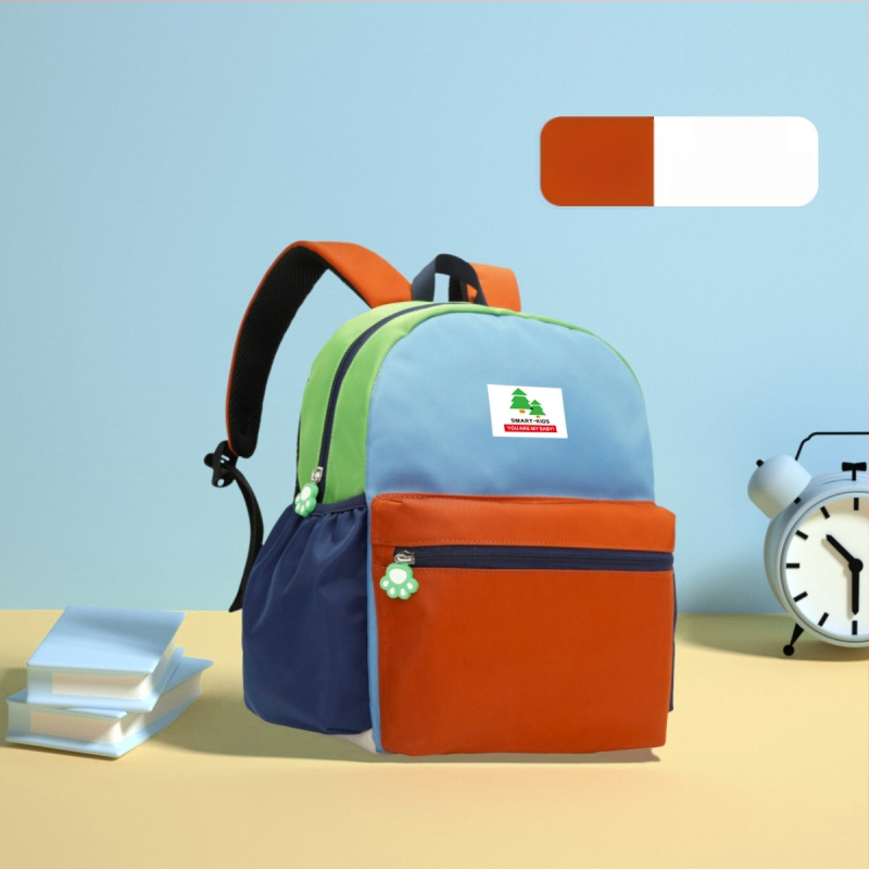 Detský školský batoh: ľahký, priedušný, nepremokavý z nylonu; antibakteriálny, odolný voči opotrebeniu; ergonomická opora chrbtice; roztomilý štýl; podšívka nylon