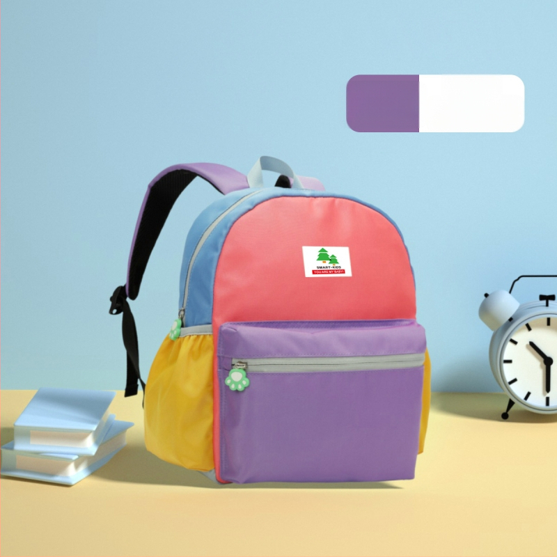 Detský školský batoh: ľahký, priedušný, nepremokavý z nylonu; antibakteriálny, odolný voči opotrebeniu; ergonomická opora chrbtice; roztomilý štýl; podšívka nylon