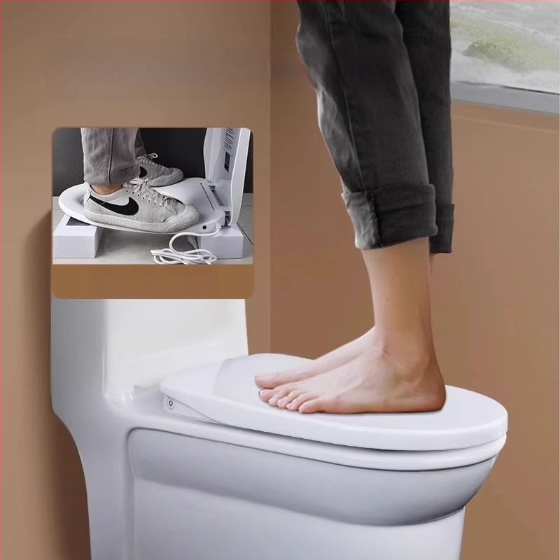 Melegített vécéülőke intelligens hőmérséklet-szabályozással, önkitisztító fúvóka, fenék- és női mosás, modell MGC1, PP anyag, osztott kivitel, szifonos öblítés