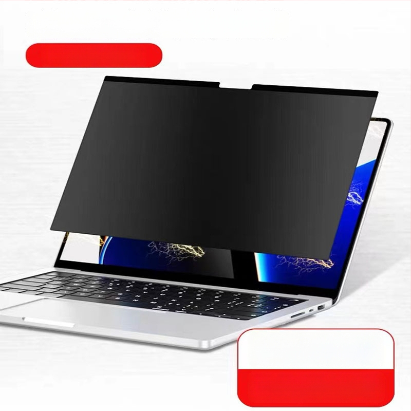 Mágneses magánéletvédő fólia MacBookhoz – PET anyag, elektrosztatikus adszorpció, kompatibilis az Apple notebookkal, testreszabott minta