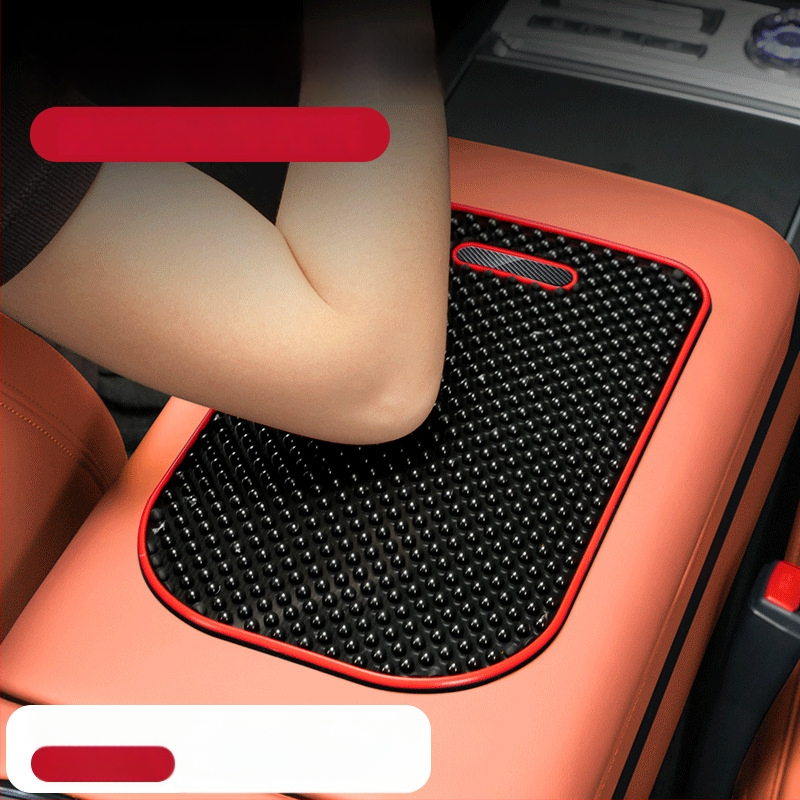 Fangmeng PVC pernă de protecție pentru cutia de la suportul de cotiera cu granule antiderapante – Compatibil universal, Personalizare disponibilă, Produs 8YT674892276475