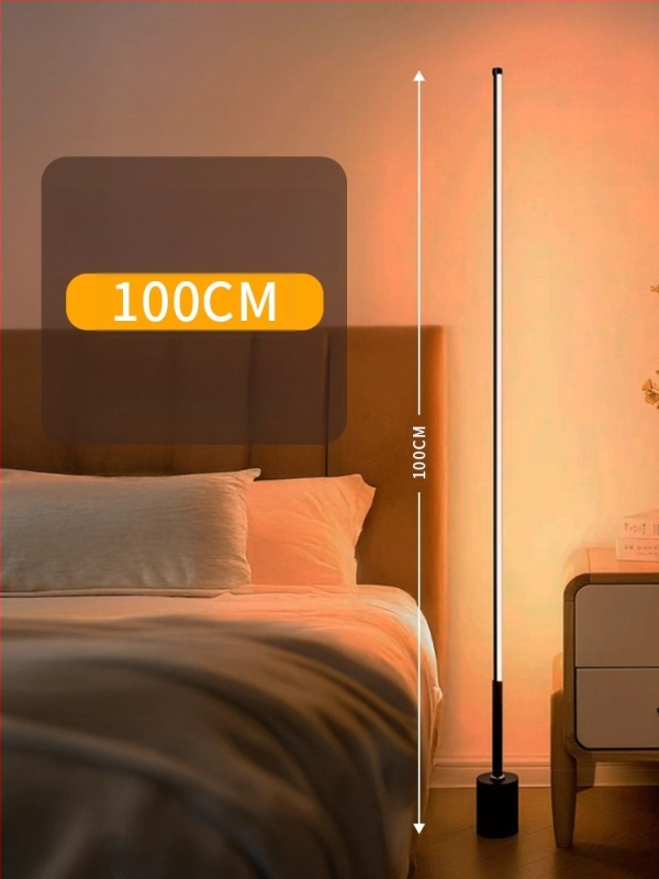 LED állólámpa akril árnyékolóval, gombkapcsolóval; CRI ≥95, feszültség ≤36V.