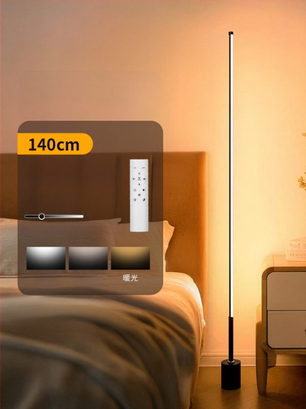 LED állólámpa akril árnyékolóval, gombkapcsolóval; CRI ≥95, feszültség ≤36V.