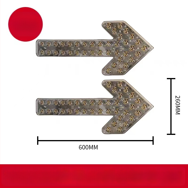 LED indikátor s šípkou pre zavlažovacie vozidlo – dvojité blikanie varovného signálu, 12/24V