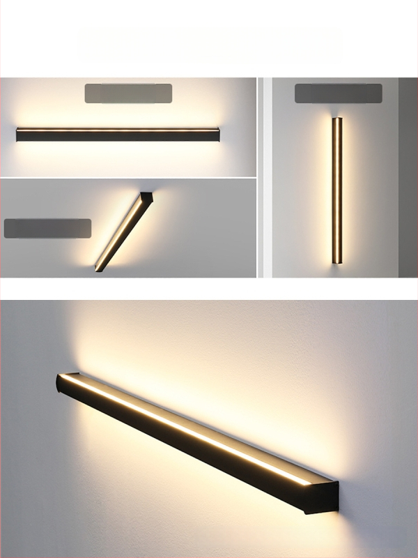 Φωτιστικό τοίχου, μοντέρνος μινιμαλιστικός σχεδιασμός (αλουμινένιο σκίαστρο; LED; 220V; 600)