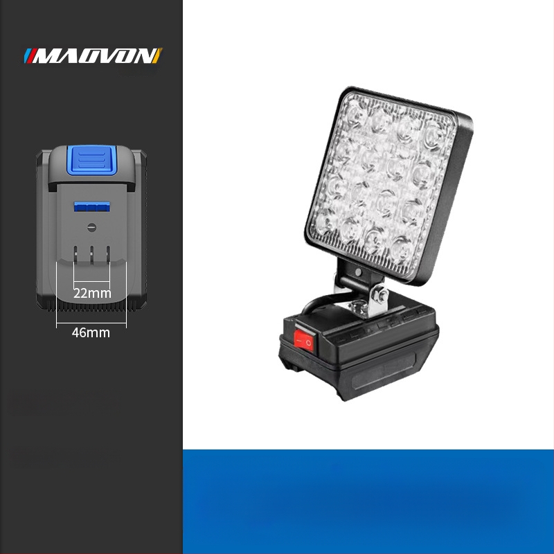 Miaoyou Φακός εργασίας LED, με μπαταρία λιθίου, εξωτερική χρήση και φωτισμός έκτακτης ανάγκης