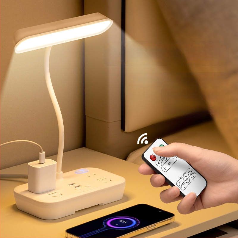 LED γραφείου λαμπτήρας με προστασία ματιών, φωτισμός για μελέτη, απομακρυσμένος έλεγχος και ευφυής έλεγχος, τροφοδοσία από πρίζα 110V