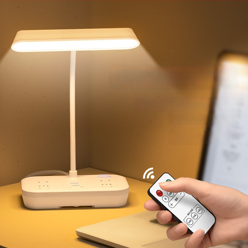 LED γραφείου λαμπτήρας με προστασία ματιών, φωτισμός για μελέτη, απομακρυσμένος έλεγχος και ευφυής έλεγχος, τροφοδοσία από πρίζα 110V