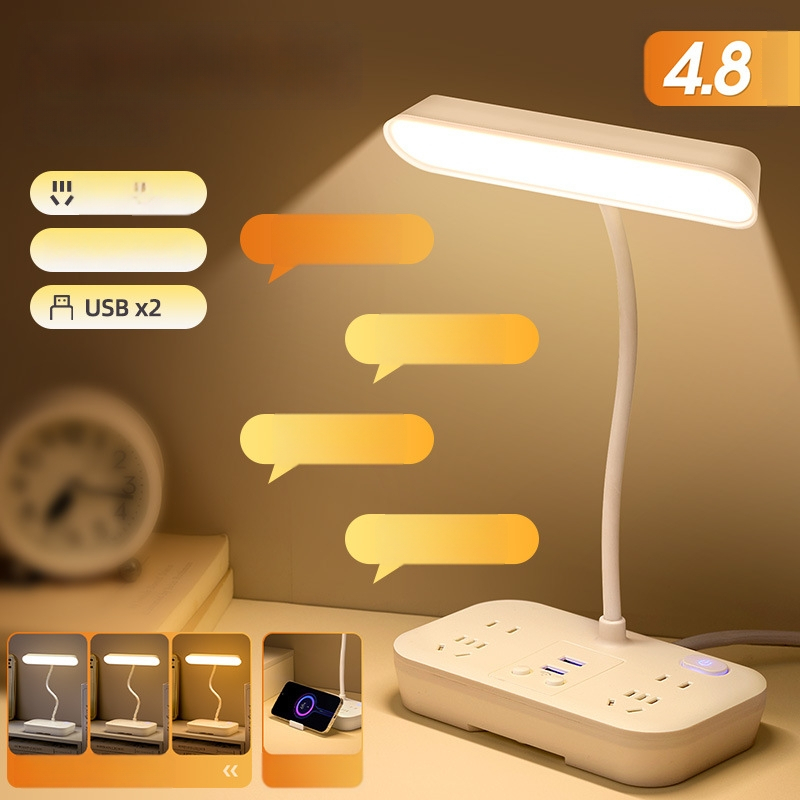 LED γραφείου λαμπτήρας με προστασία ματιών, φωτισμός για μελέτη, απομακρυσμένος έλεγχος και ευφυής έλεγχος, τροφοδοσία από πρίζα 110V