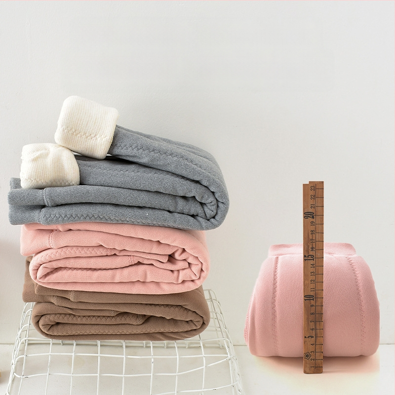 Gyerekek meleg fleece-belső nadrág téli, uniszex, középső derekú, Derong anyag, 93% poliészter, 3–8 éveseknek