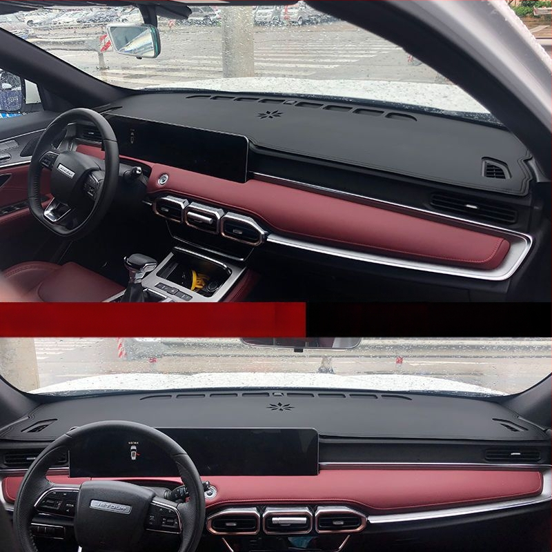 Μάτ εσωτερικής σκίασης αυτοκινήτου με αντιολισθητικό κάτω μέρος, για Jietu X70Plus 90, δερμάτινο κέντημα, εκτύπωση λογότυπου, εξουσιοδοτημένη ιδιωτική μάρκα