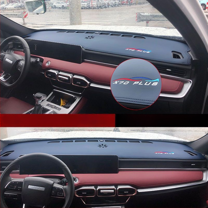 Μάτ εσωτερικής σκίασης αυτοκινήτου με αντιολισθητικό κάτω μέρος, για Jietu X70Plus 90, δερμάτινο κέντημα, εκτύπωση λογότυπου, εξουσιοδοτημένη ιδιωτική μάρκα