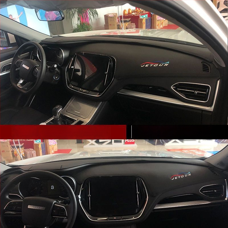 Μάτ εσωτερικής σκίασης αυτοκινήτου με αντιολισθητικό κάτω μέρος, για Jietu X70Plus 90, δερμάτινο κέντημα, εκτύπωση λογότυπου, εξουσιοδοτημένη ιδιωτική μάρκα