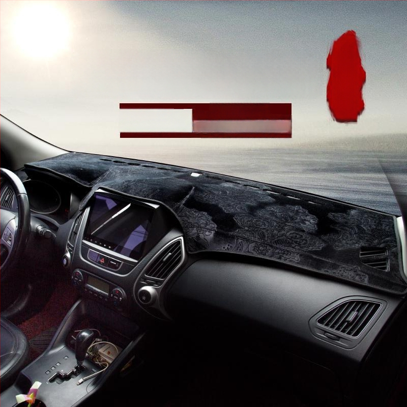 Μάτ προστασίας ταμπλό αυτοκινήτου για Hyundai ix35 – βελούδινο υλικό, μόνωση θερμότητας, εκτυπωμένο λογότυπο, εξουσιοδοτημένη ιδιωτική μάρκα