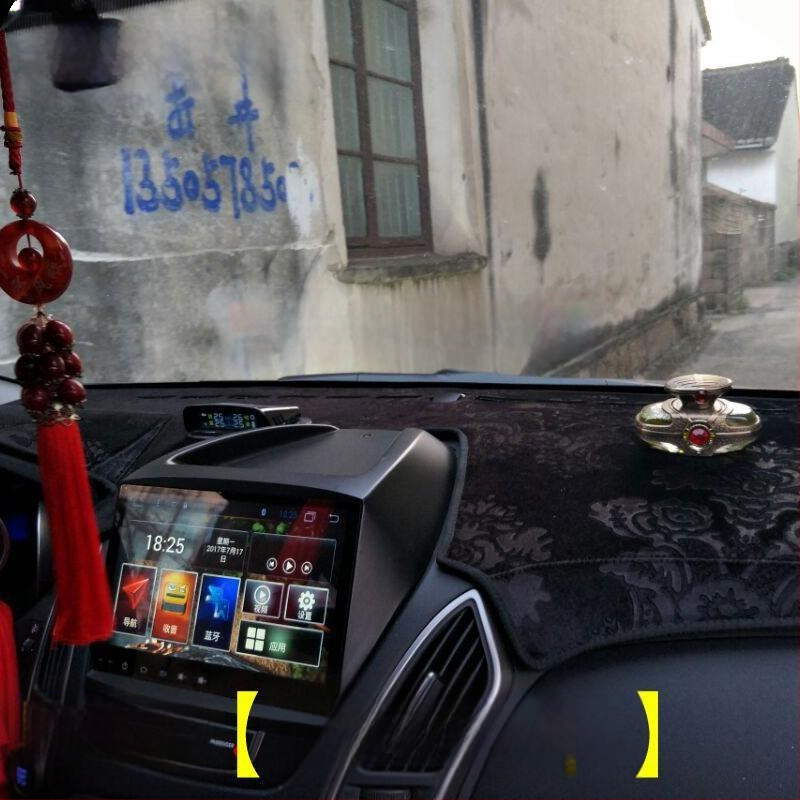 Μάτ προστασίας ταμπλό αυτοκινήτου για Hyundai ix35 – βελούδινο υλικό, μόνωση θερμότητας, εκτυπωμένο λογότυπο, εξουσιοδοτημένη ιδιωτική μάρκα